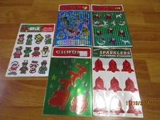 Vintage Eureka Paper Magic Christmas Stickers  USA U Pick NOT a LOT