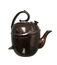 Théière En Terre Cuite des années 1900.