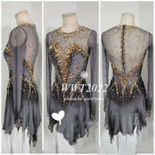 ice figure skating competition dress Gymnastics costume dance Dress dyeing