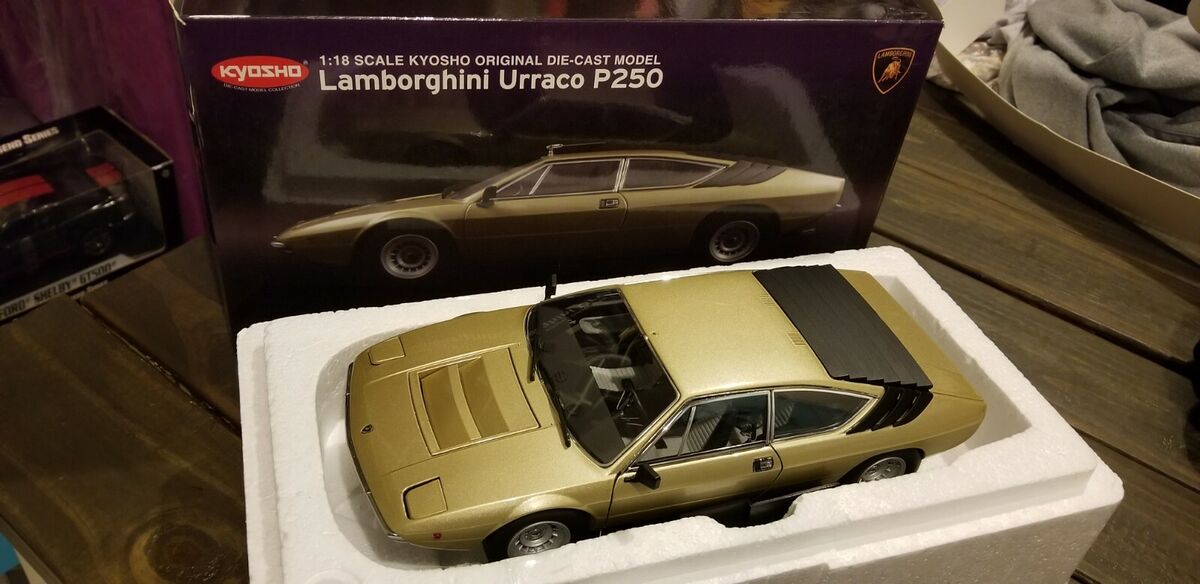 1:18 Kyosho 1973 Lamborghini Urraco P250 Gold **READ** | eBay 1:18 Kyosho 1973 Lamborghini Urraco P250 Gold **READ** | eBay