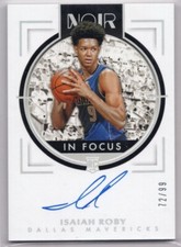 Isaiah Roby 2019-20 Noir Basketball Infocus Signatures #72/99
