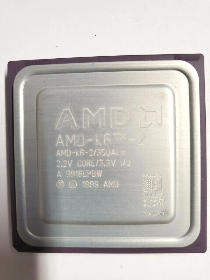 AMD K6-2 350MHz (AMD-K6-2/350AFR) Processor - Image 2 of 3