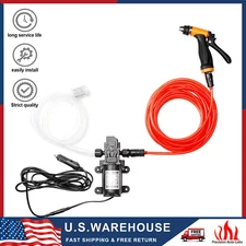 Spray Gun 160PSI Electric Electric Car Auto Cleaner Washer Kit Water Pump DC 12V