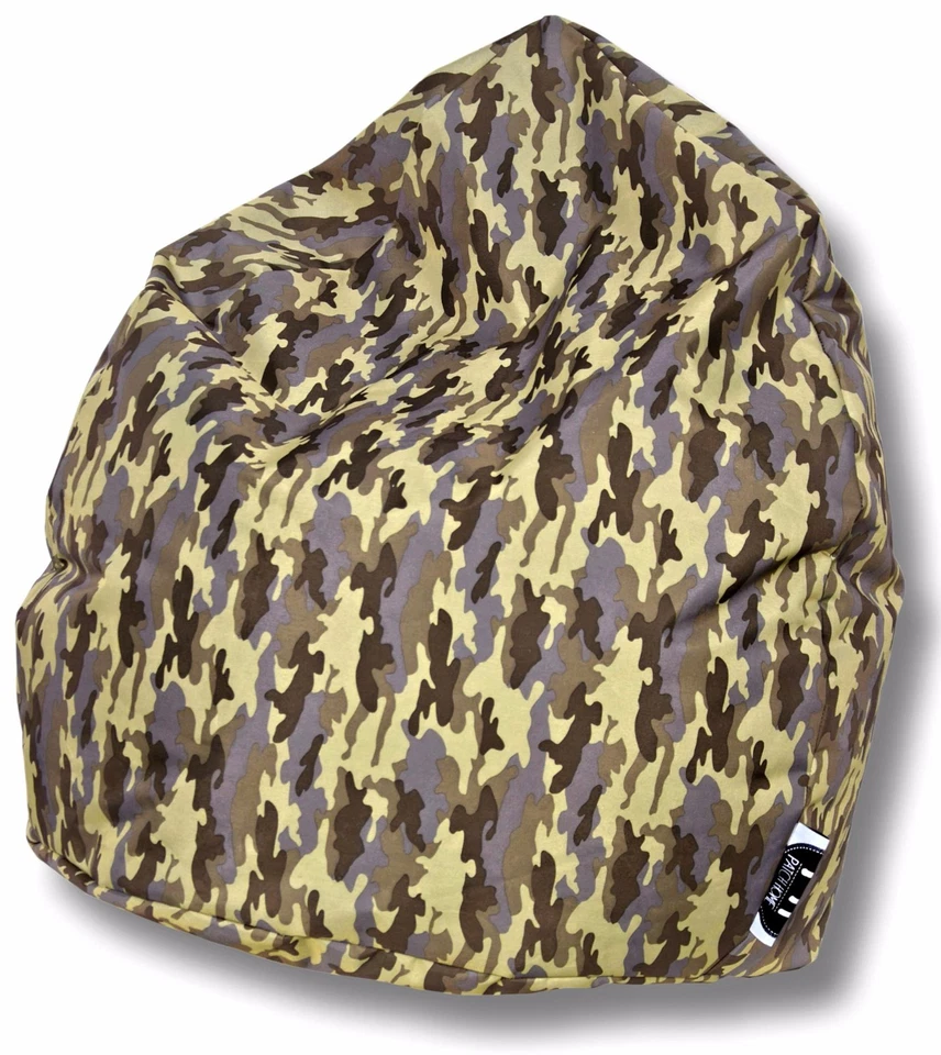 PatchHome Sitzsack Comouflage XL- XXXL Sitzkissen Bodenkissen Kissen Sitz Sack - Bild 4 von 4