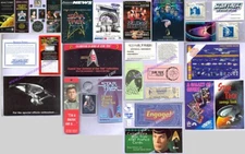 THIRTY-SEVEN MINT Star Trek: The Original Series - Voyager PROMOTIONAL Items!