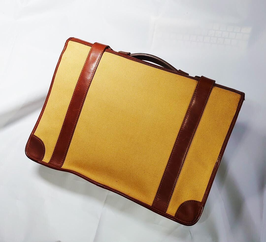 POLO by Ralph Lauren Vintage Safari Business Bag From Japan POLO by Ralph Lauren Vintage Safari Business Bag From Japan