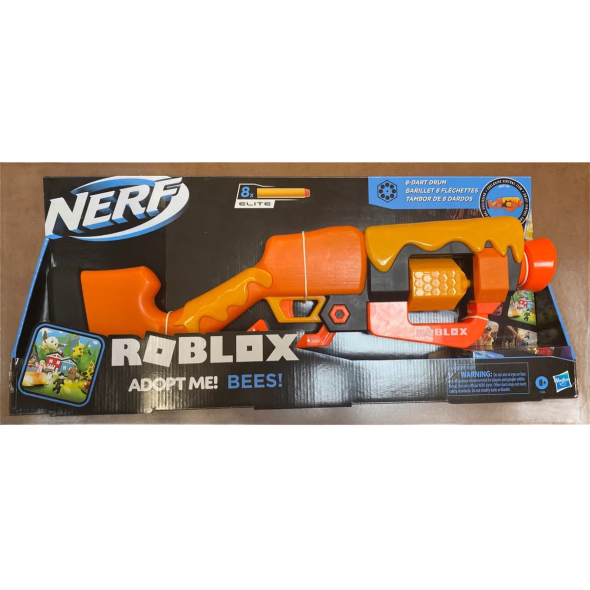 Nerf Roblox Adopt Me!: BEES! Lever Action Blaster, Kids Toy for