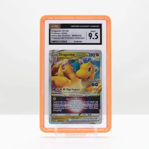 Pokemon Dragonite VSTAR Holo #SWSH236 Pokemon GO 2022 - CGC 9.5 Mint+