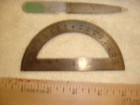 Vintage Brass Drafting Mechanical Protractor Eugene Dietzgen Co. — photo 2