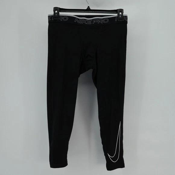 Pantalones de compresión de entrenamiento negros Nike Pro Dri FIT ajustados XXL para hombre Foto 3 de 4