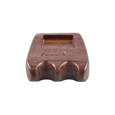 Weighted wooden 2-Cue pool cue stick holder, billiard cue stick holder, chalk...