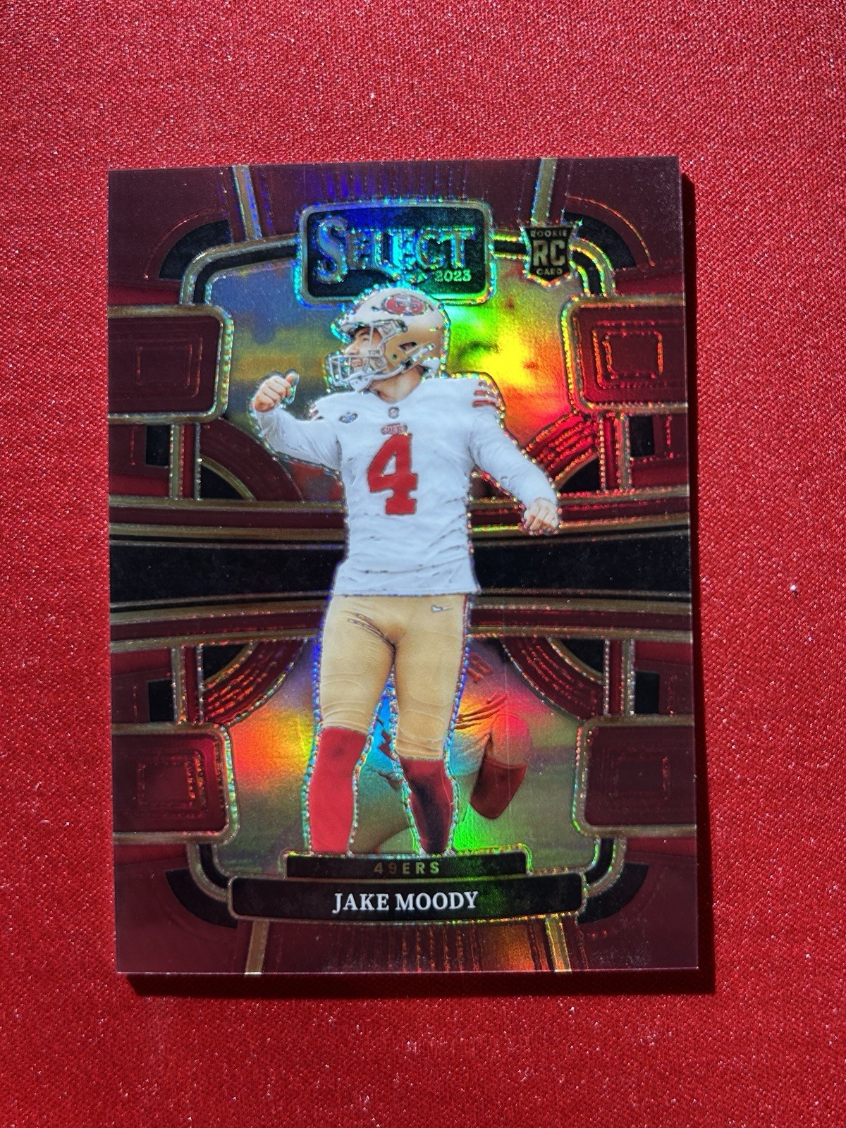 Jake Moody Panini Select #90 Maroon