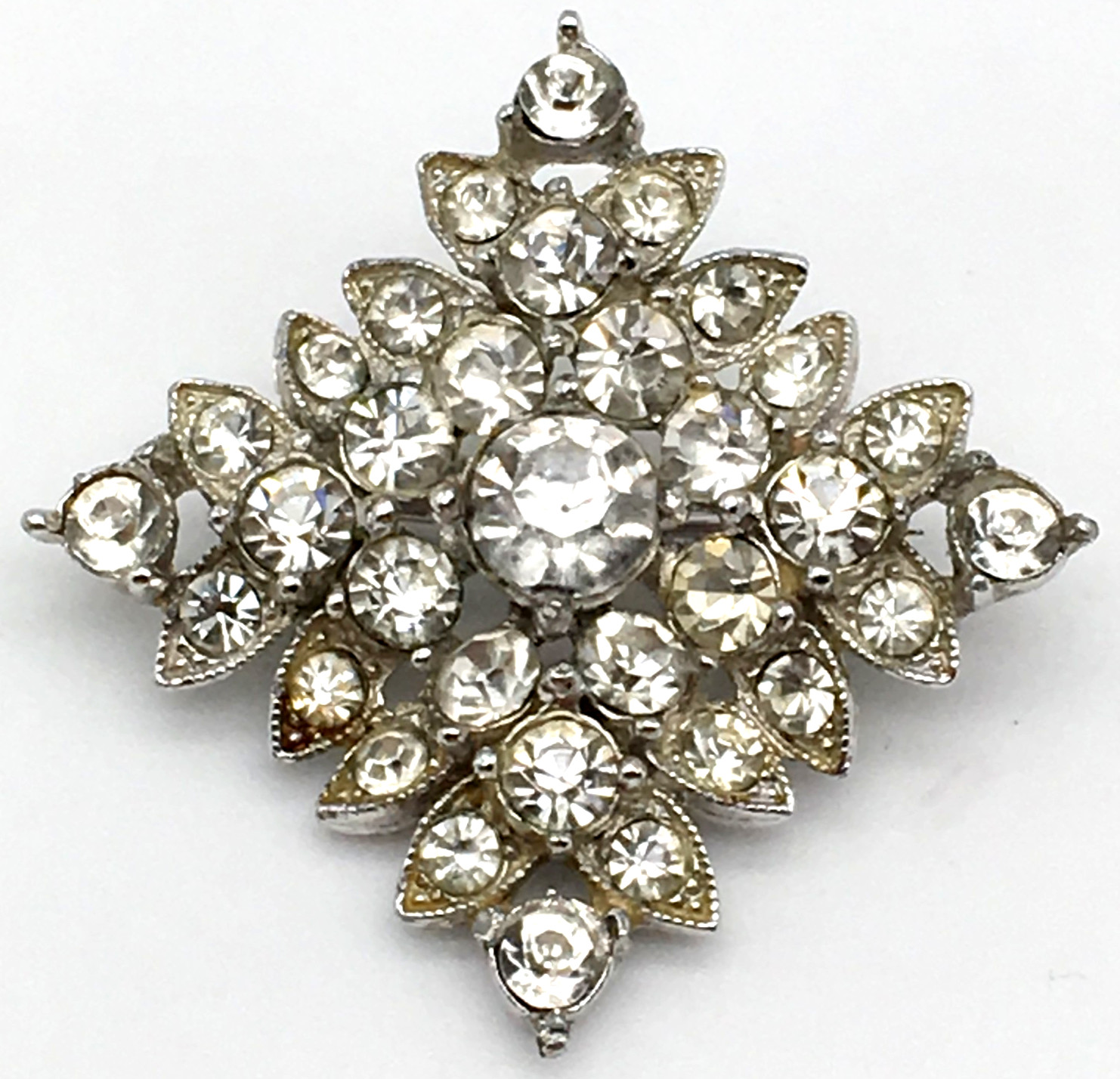 Vintage 1950's Henry Bogoff Signed Clear Rhinesto… - image 12