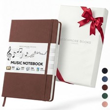 Music Manuscript Paper Notebook - A4 Blank Sheet Music Composition Book for S...