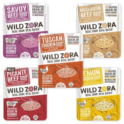 Grass-Fed Beef & Chicken Broth Soup Sampler