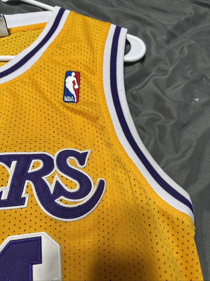 M Adidas KOBE BRYANT #24 Hardwood Classics Swingman Lakers Purple Gold
