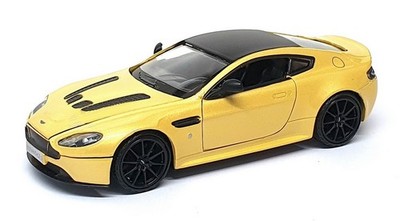 Karussell Maßstab 1:24 181207 - Aston Martin V12 Vantage S - met gelb