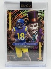 Terrance Ferguson 1/1 Joker SSP Refractor 2025 Wild Card Rookie LA Rams RC. rookie card picture