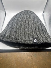 HEAT HOLDERS GRAY Roll Up Thermal Hat Beanie - One Size