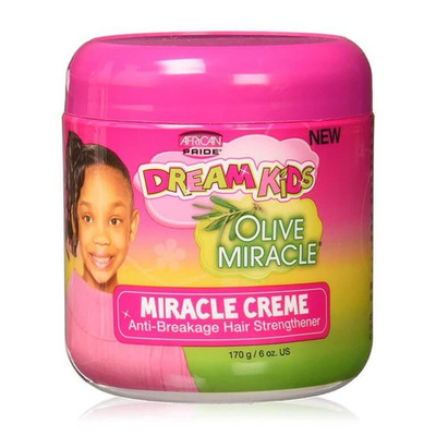 African Pride Dream Kids Olive MiracleCreme Hair Cream Anti-Breakage 6oz(022350)