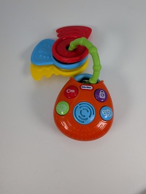 Little Tikes Teething Remote Car Keys Alarm Car Noises Sounds Electronic Toys