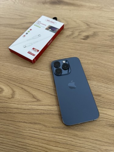 Apple iPhone 15 Pro - 128GB - Blau Titan - 87% Akku - Entsperrt