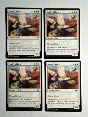 4x Mtg Modern Horizons 2 Healer s Flock NM/M Magic The Gathering