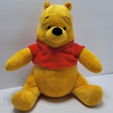 Disney Winnie the Pooh Plush Stuffed Animal Just Play Yellow Red Shirt 3164KM01