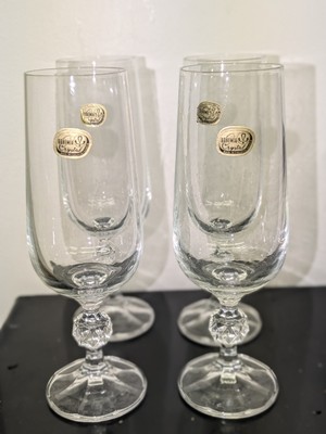 Klaudie by Crystalite (Bohemia) Champagne/Wine Glass Set Of 4