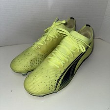 Puma Ultra Match FG AG Mens Size 10 Green Black Athletic Running Soccer Cleats