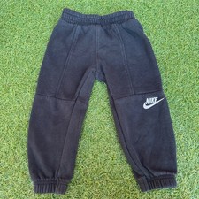 Vtg Y2K Nike Black Jogger Pants Sweatpants Athletic Track Size 2T
