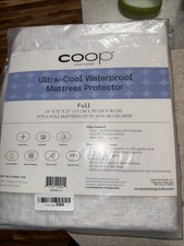 Coop Home Goods Ultra-Cool Waterproof Mattress Protector - Full 54 x 75 in