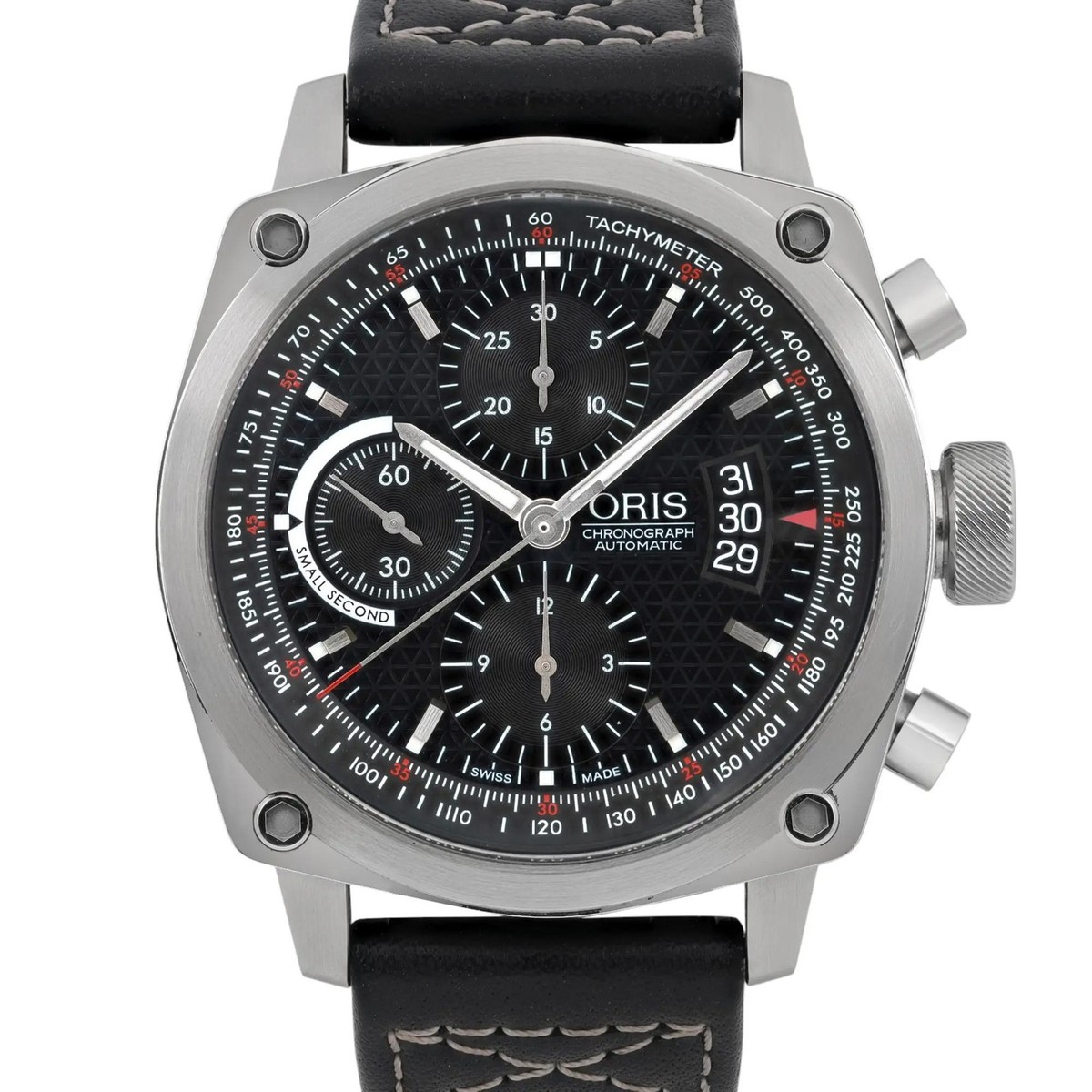 Oris BC4 43mm Steel Black Dial Automatic Men Watch 01 674 7616