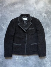 Vintage Max Mara Luxury Mohair Black Blazer Jacket Womens Size US 10