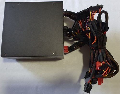 VIDA 600W PSU 80 Plus Bronze Power Supply Desktop PC ATX 120MM Fan 4x PCI-E SATA - Picture 2 of 7