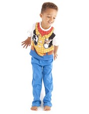 Disney Toy Story Blue Woody Long Sleeve Long Leg Pyjama Set Boys