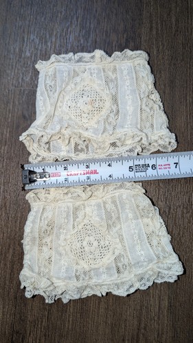 Vintage Lace Lot Wristlets White Cream Off White Lot - Picture 12 of 15