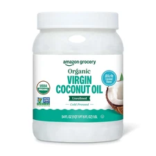 Amazon Grocery, Organic Virgin Coconut Oil, 54 Fl Oz (Previously Happy Belly, Pa