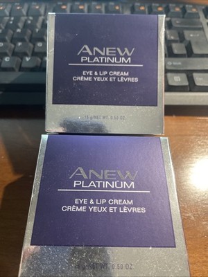 Avon Anew Platinum Eye & Lip Cream, 0.50 oz. Brand New In Box With Applicator