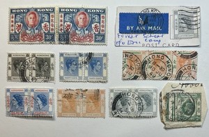 British Colony Hong Kong 1935-60 KGV KGVI QEII Postage Stamps In Pairs ￼#HK928