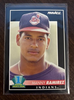 1992 Score Pinnacle Baseball Rookie RC MANNY RAMIREZ Cleveland Indians #295