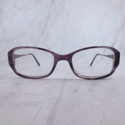 Catherine Deneuve CD-311 GRYHN Purple Marble Oval Eyeglass Frames 49-17-135