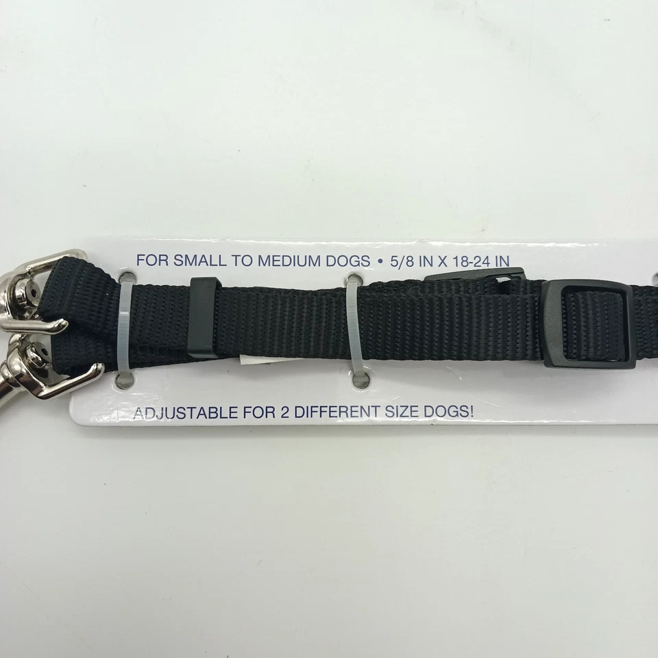 Acoplador extensor de correa ajustable Petmate Take Two 5/8" X 18-24” negro pequeño/medio Foto 2 de 3