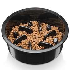 COMESOON Slow Feeder Dog Bowl, Slow Down Eating Anti-Choking Bloat Stop Maze ...