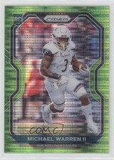 2020 Panini Prizm Rookie Neon Green Pulsar Prizm Michael Warren II #345 1my2