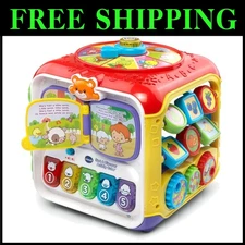 Red Sort & Discover Cube for Fine Motor Skills