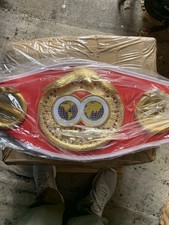 IBF World Title Boxing Belt. FULL SIZED AND BRAND NEW not Gloves Tyson Fury