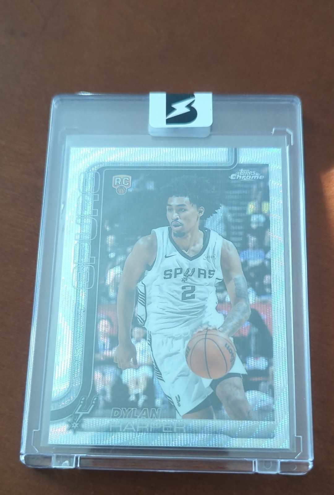 2025-26 Topps Chrome - Dylan Harper #252 Wave Refractor (RC)