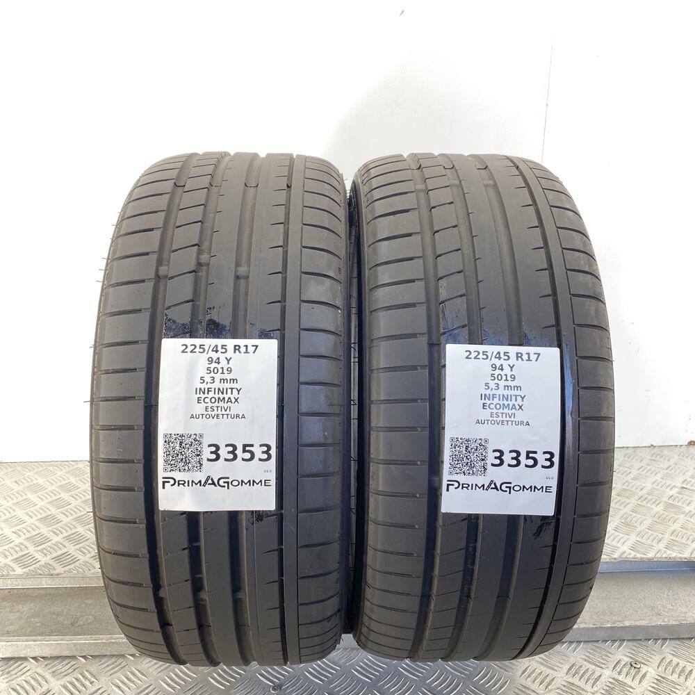Gomme Usate 225 45 R17 94Y Infinity Ecomax 76% Estive