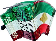 Rossetti 3 Row, 31 treble, 12 bass Diatonic button accordion